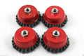 VCT Cup Knotted Wire Wheel Brush 4 Pack