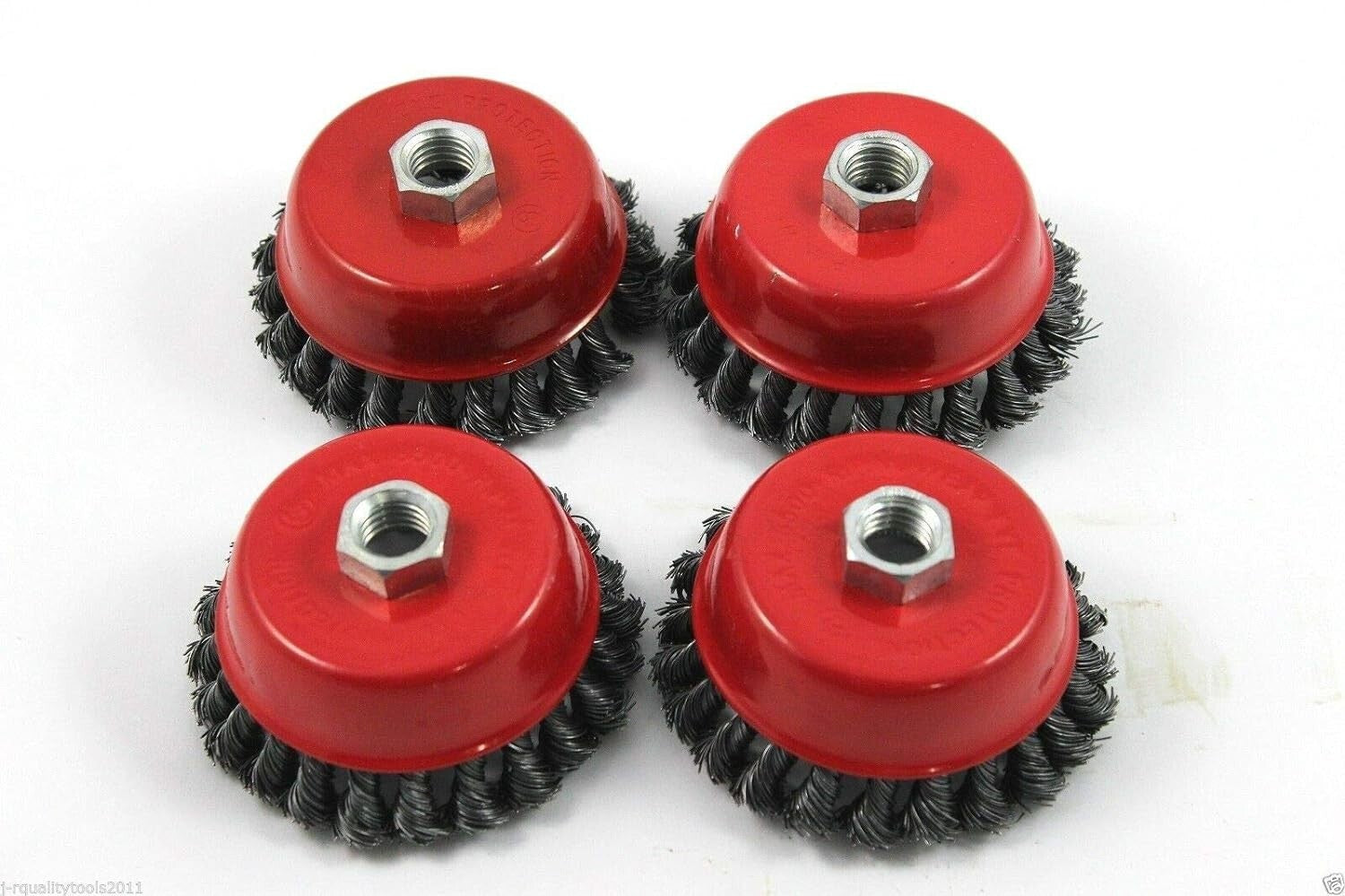 VCT Cup Knotted Wire Wheel Brush 4 Pack