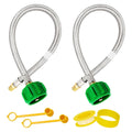 Propane Pigtail Hose Kit 2 Pack For Rv Vertical Regulator Outdoor