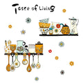My Kitchen Wall Stickers Diy Wall Art Decal Decoration Pvc Wall Decals