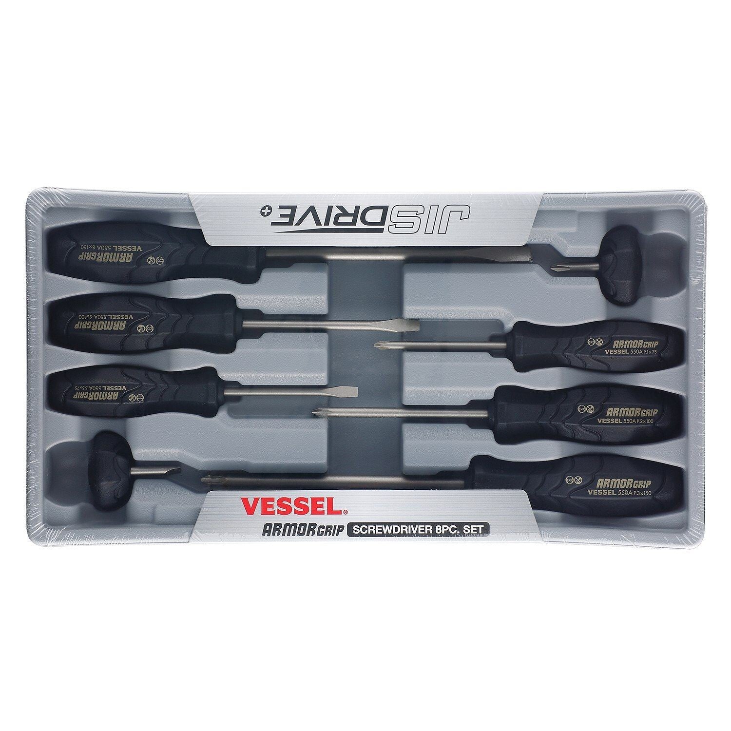Vessel 8pc JIS Screwdriver Set 550A8PTU
