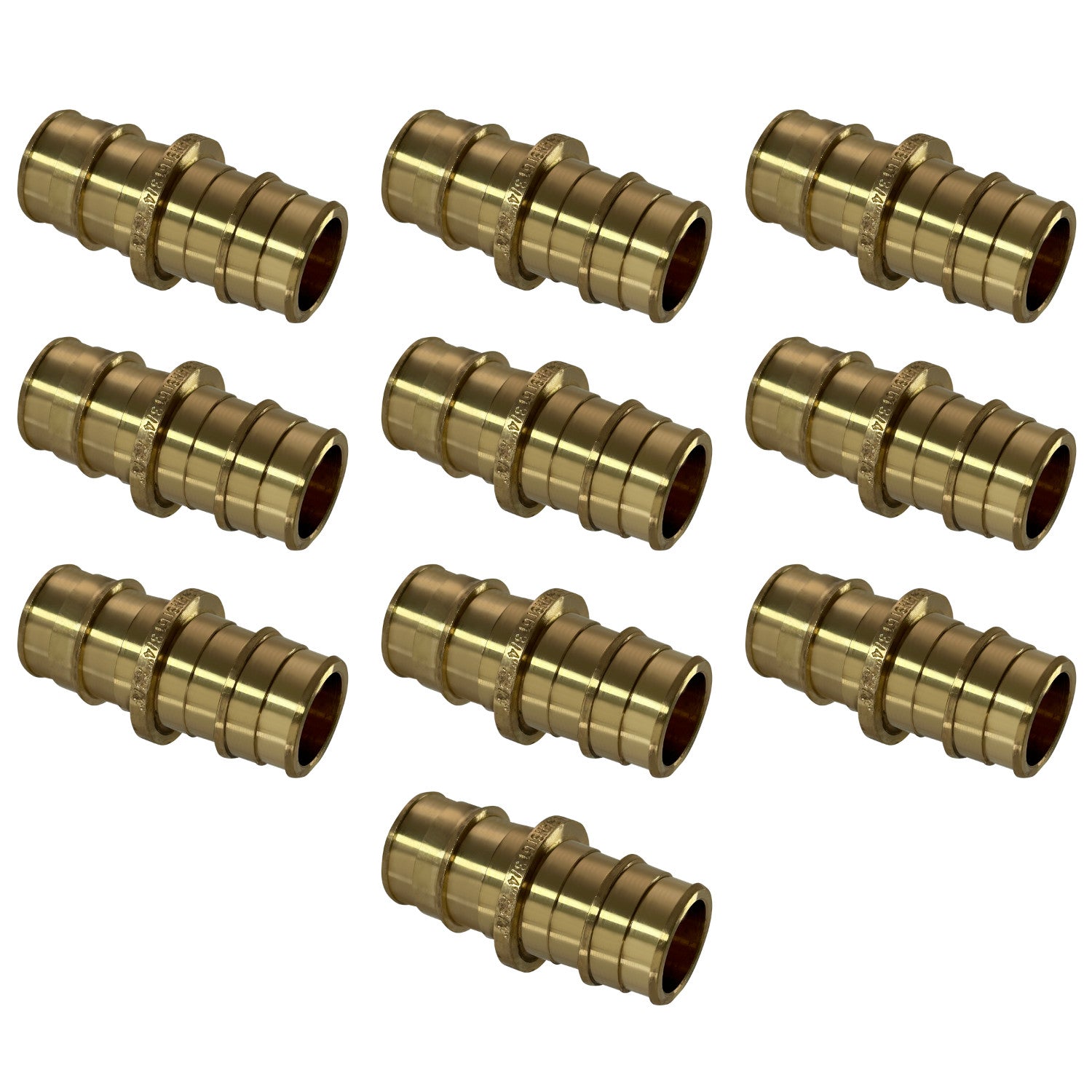 XFITTING 3/4" PEX A Coupling - 10 Pack