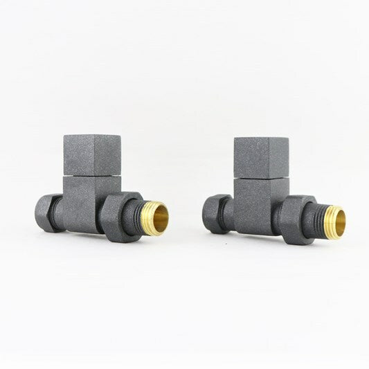 Trade 15mm Square Straight Radiator Valves