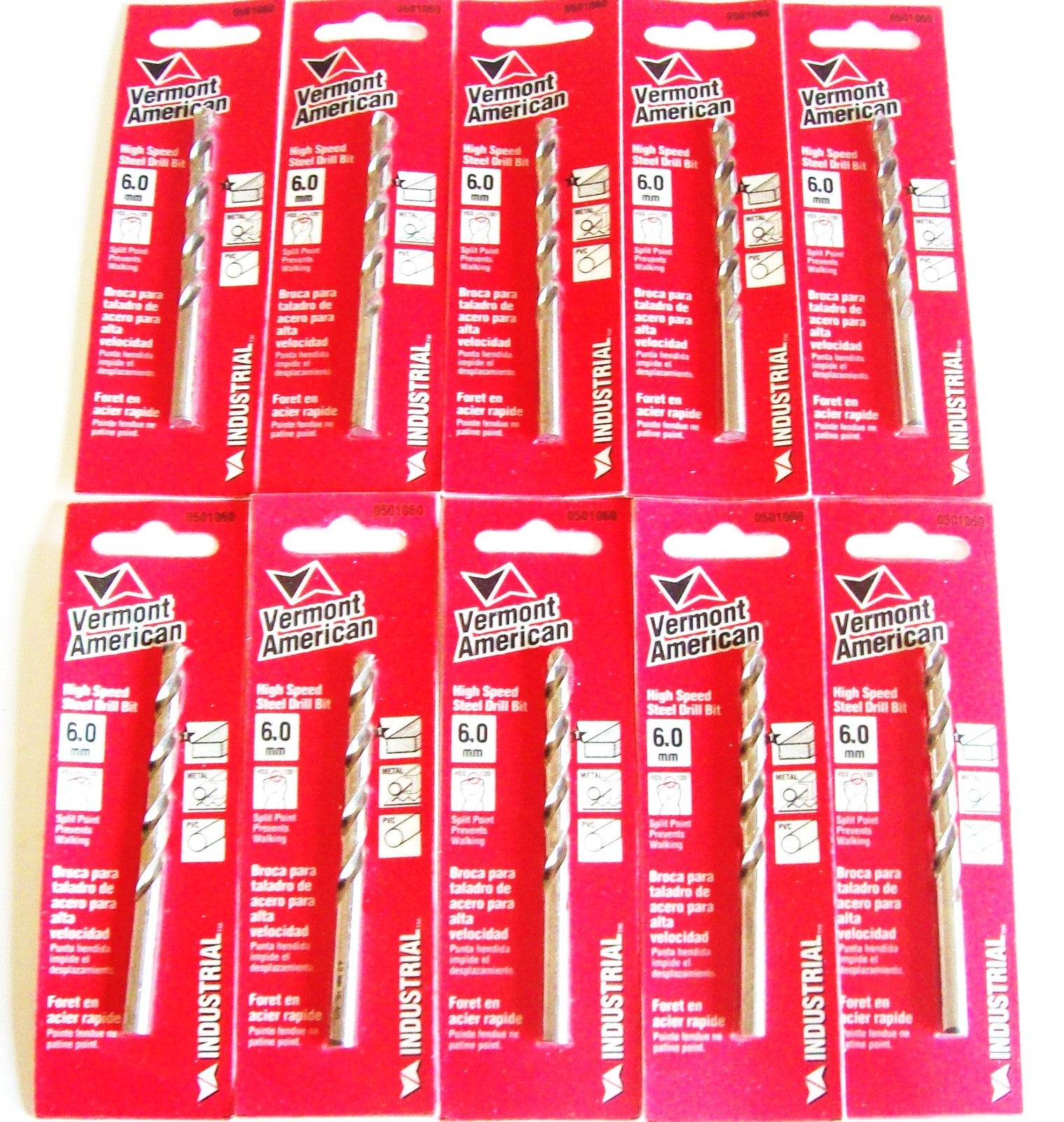 Vermont American 6mm High Speed Steel Metric Drill Bits
