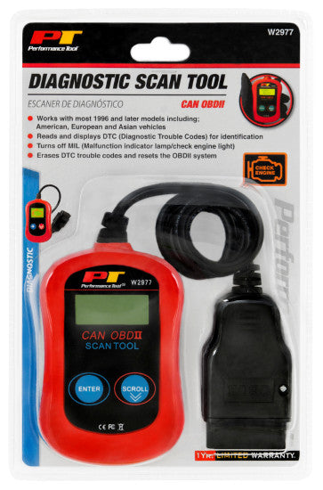 Performance Tool Diagnostic Scan Tool CAN OBD2 by Performance Tool
