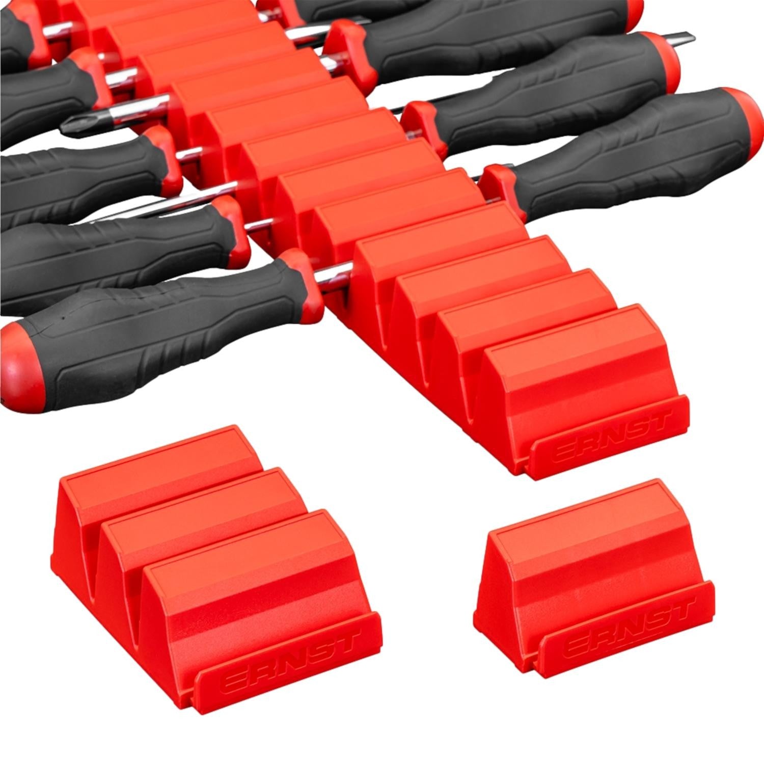 Ernst 5600 Screwdriver Pro 13 Tool Storage Organiser Red