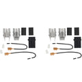 2 Pack 330031 Range Burner Receptacle Kit For Whirlpool Stove