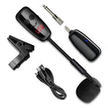 For Trumpet Saxophone Instrument Uhf Wireless Microphone W/ Receiver