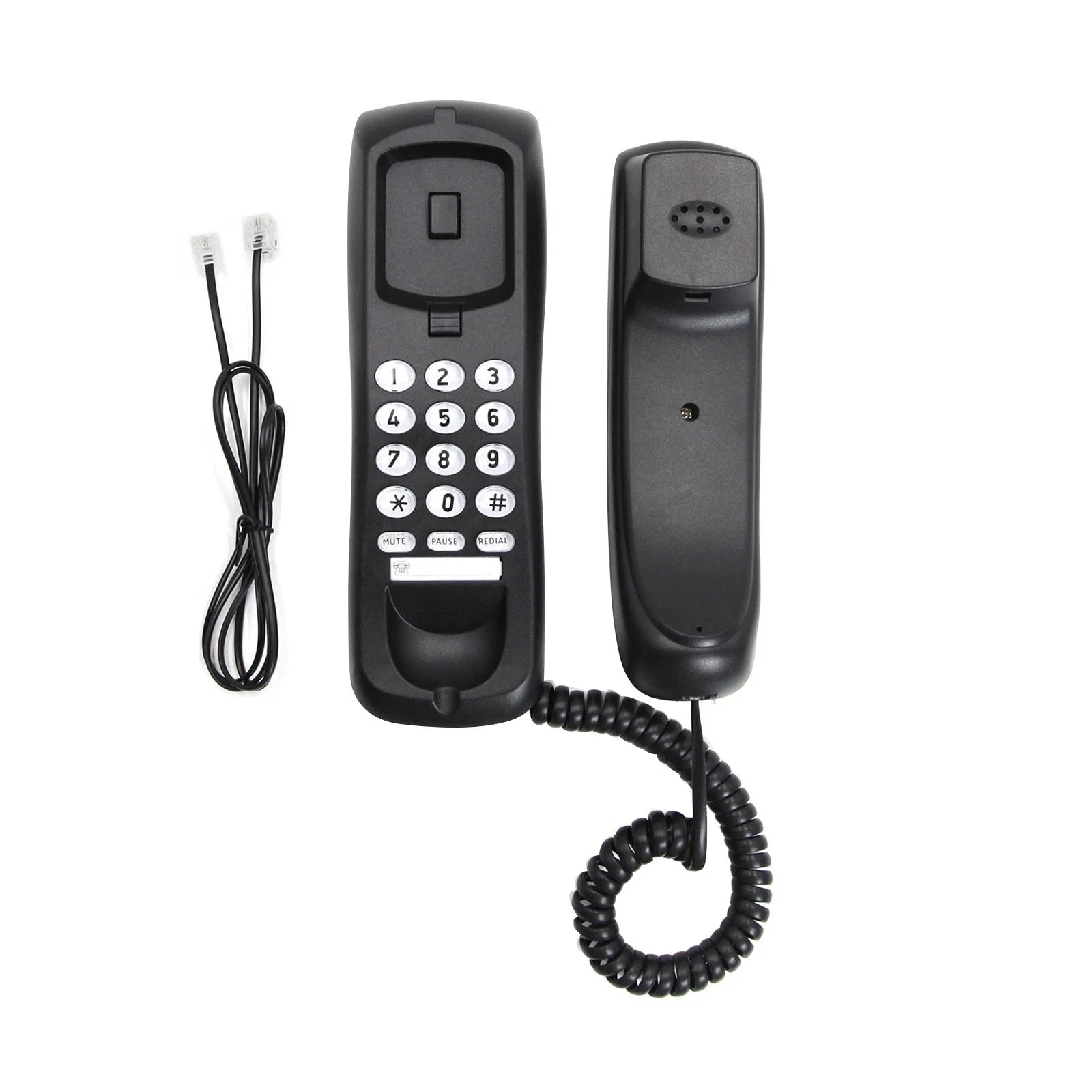 Telephone Desktop Corded Landline For Hotel Office Home Wall Mount