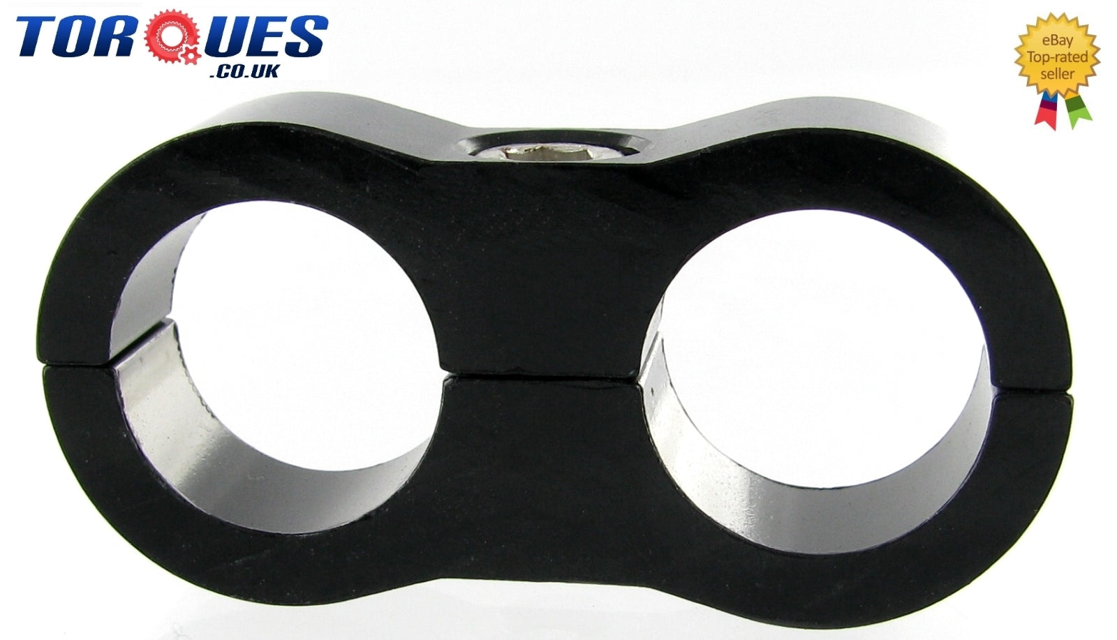 AN -10 (AN10 AN 10) 20mm Black Billet Hose Separator