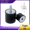 Male-Female Rubber Mounts M3 to M20