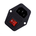 3 Pin Iec320 Bartop Switch Interruptor Conector Maquina Arcade Led