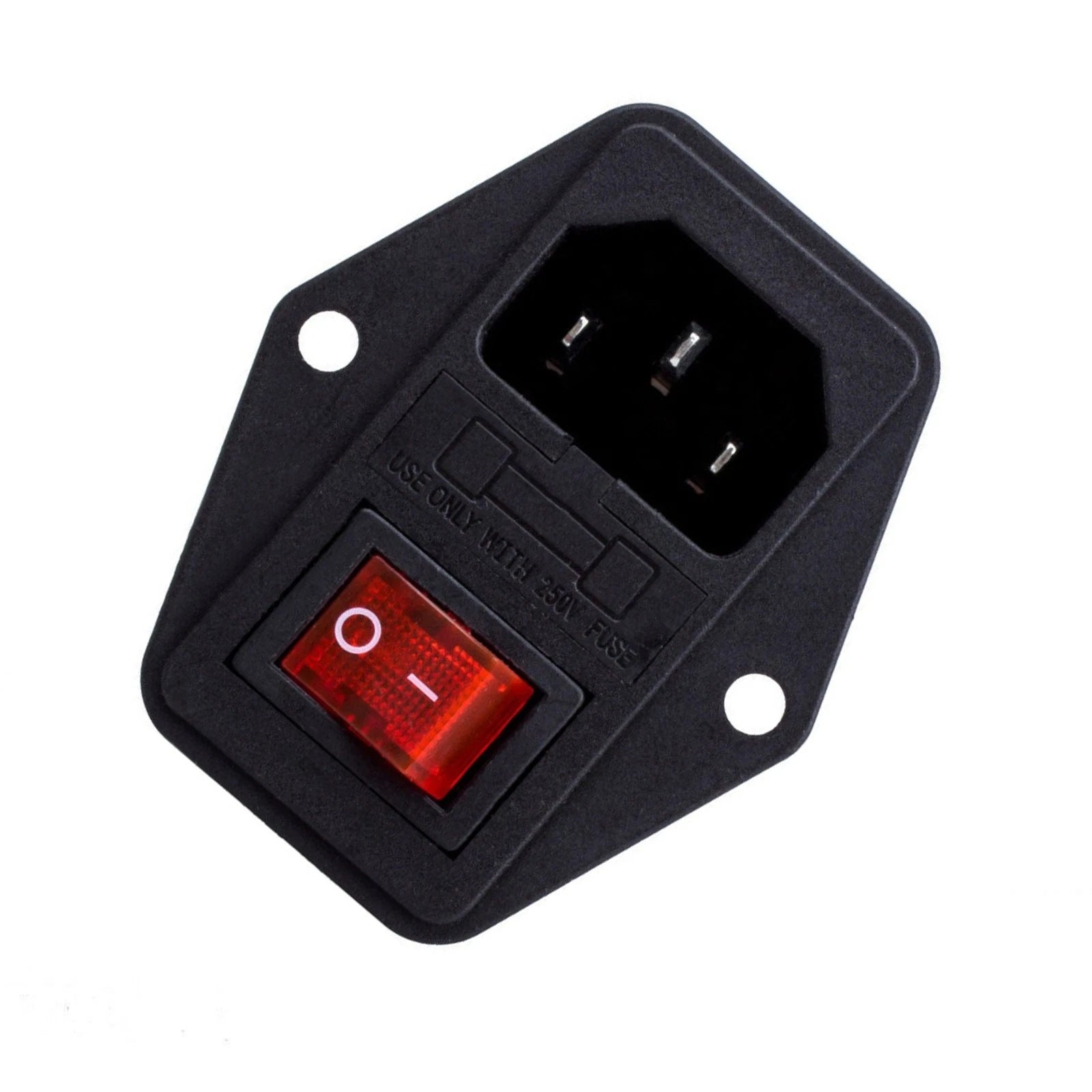 3 Pin Iec320 Bartop Switch Interruptor Conector Maquina Arcade Led