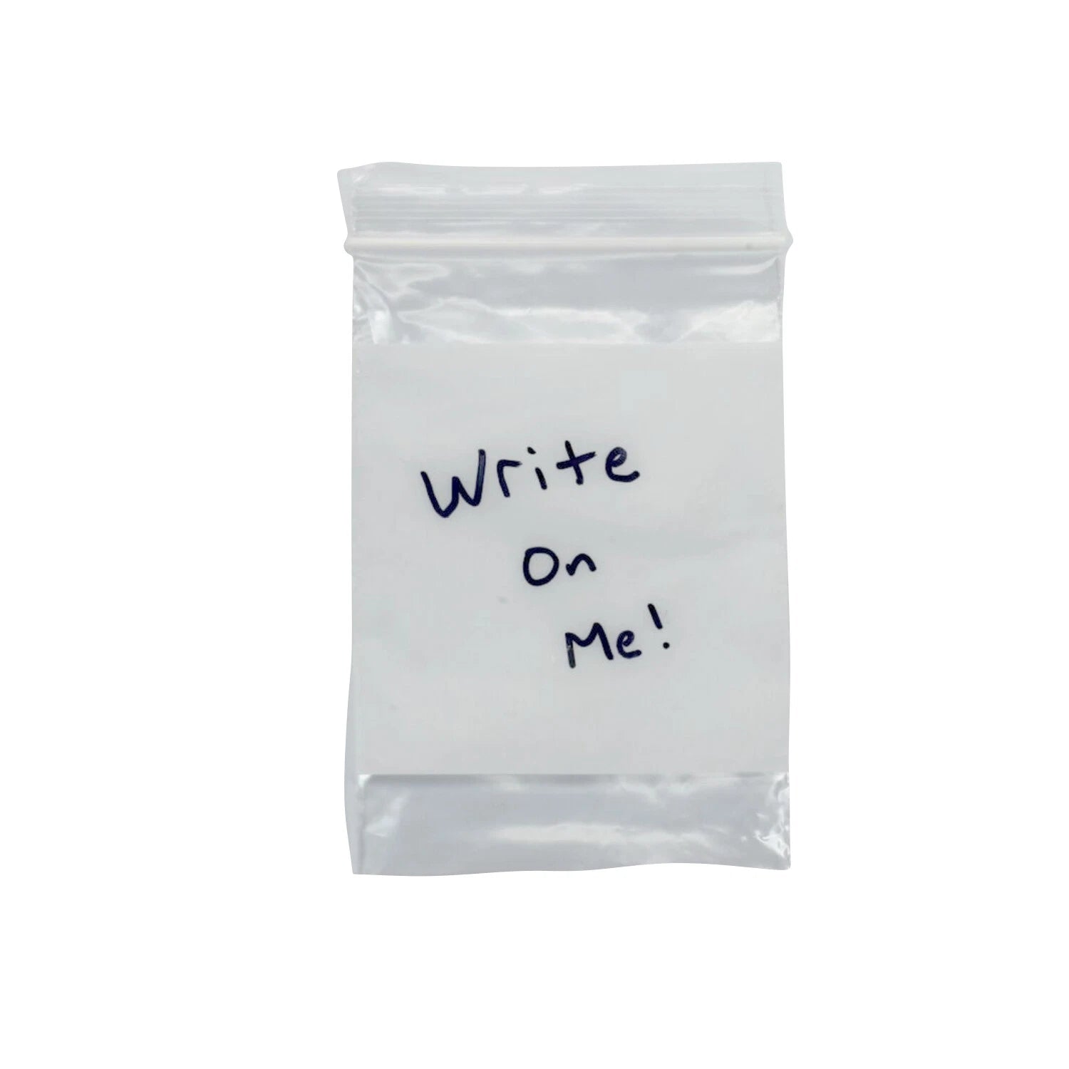 100 Resealable 2 Mil Clear Poly 4x6 Zip Seal Food Writable Storage