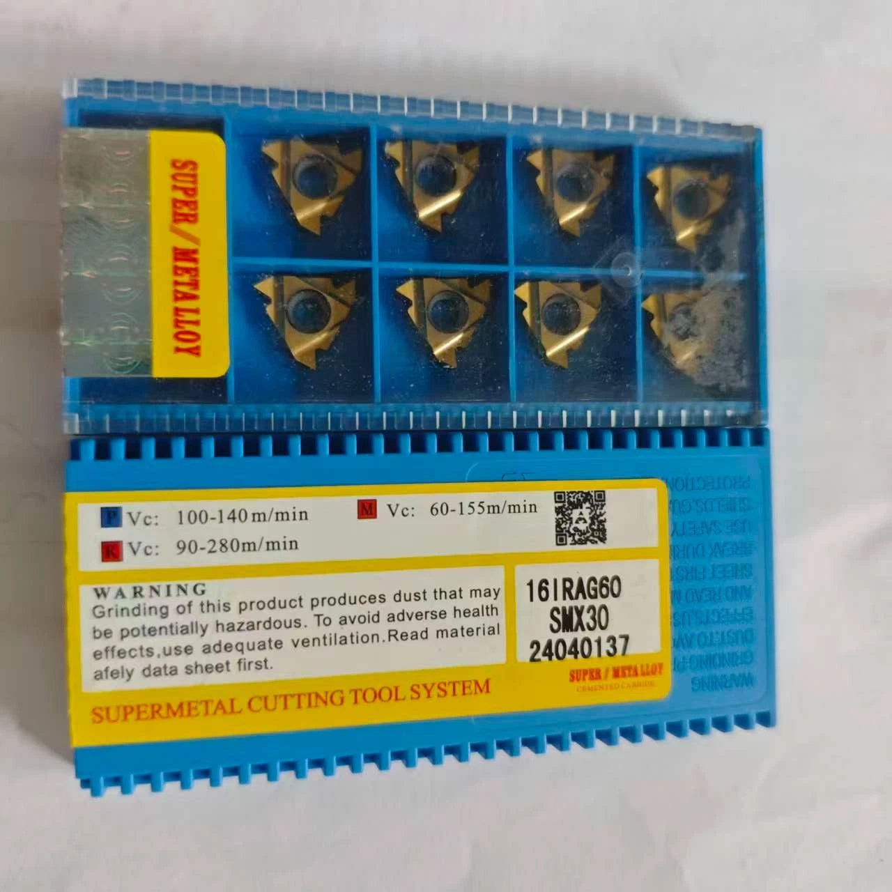 16 Ir Ag60 Sx30 Indexable Lathe Threaded Carbide Insert For Steel