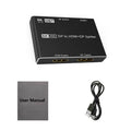 8k 30hz Dp To Hdmi/dp Splitter Repeater 1x2 Mst | Built Supply Co