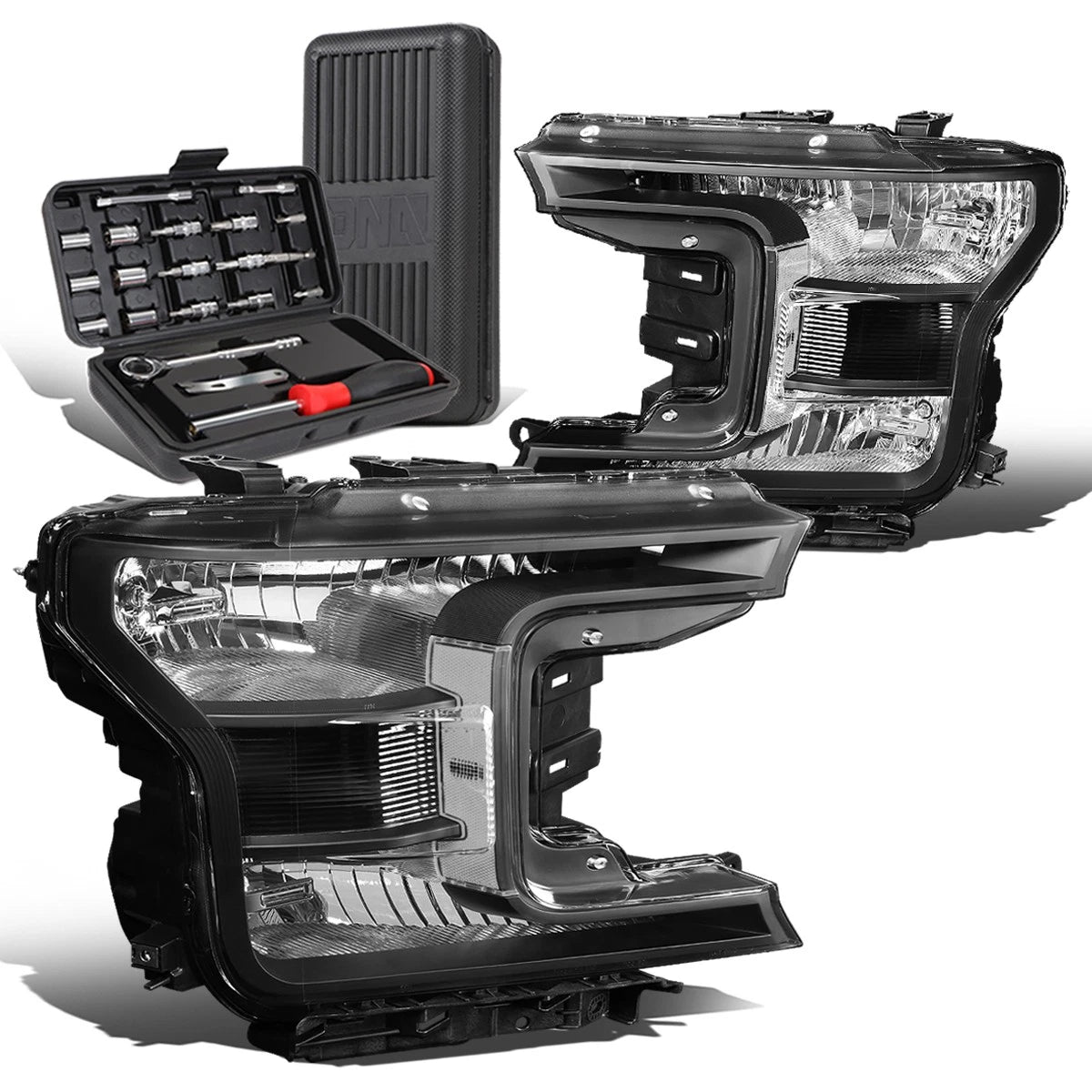 For 2018-2020 Ford F150 Black/clear Signal Driving | Built Supply Co