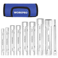 WORKPRO Shower Valve Socket Wrench Set 9-Piece with Bar Handle for Shower Valves