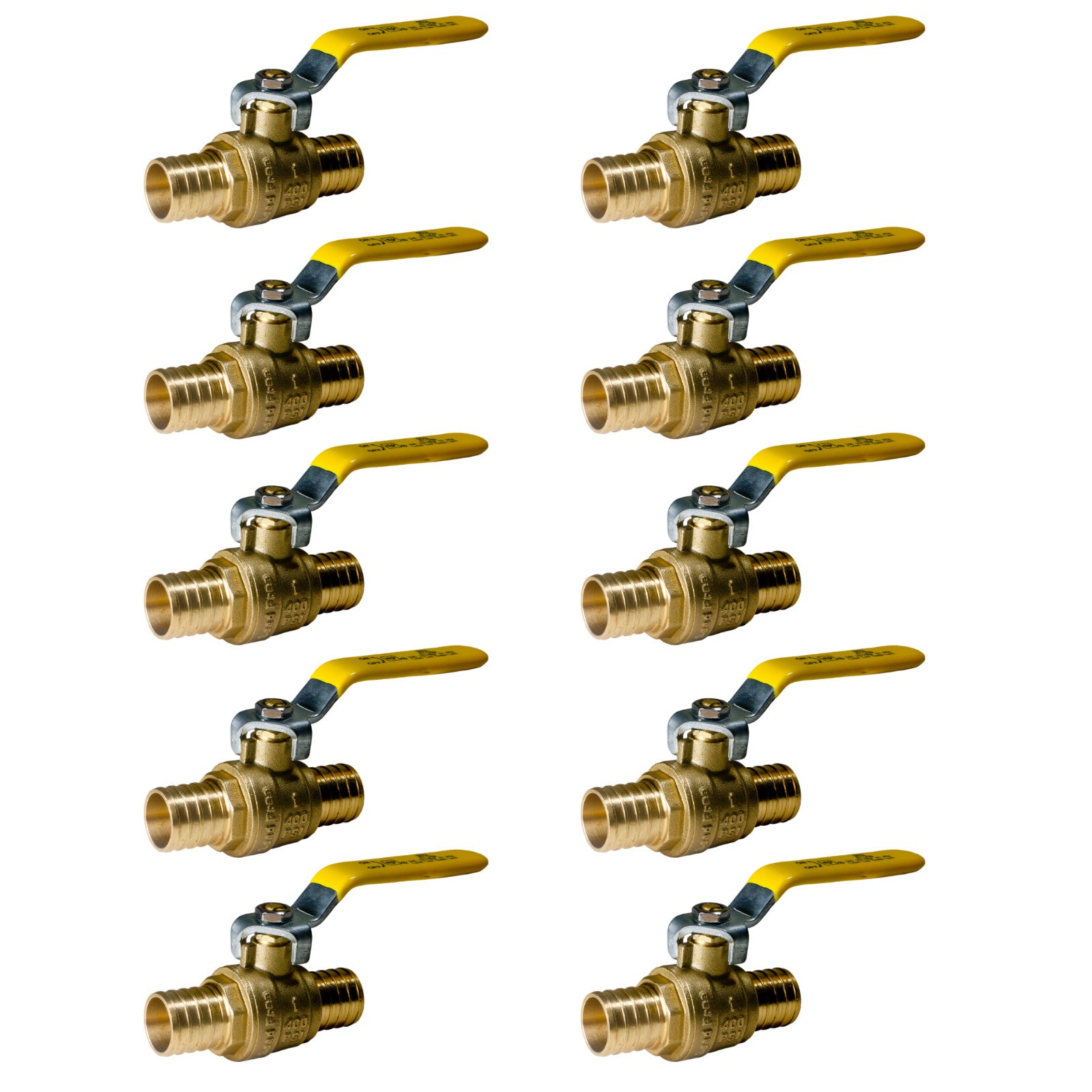 XFITTING 3/4" Pex B x 3/4" Male Sweat Adapters 10 Pack