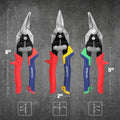 WORKPRO 3 Pieces Aviation Tin Snips Set by WORKPRO