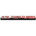 Bumper Sticker Metal Emblem Decal Trim Badge Polish Red 3.5l 3.5 L