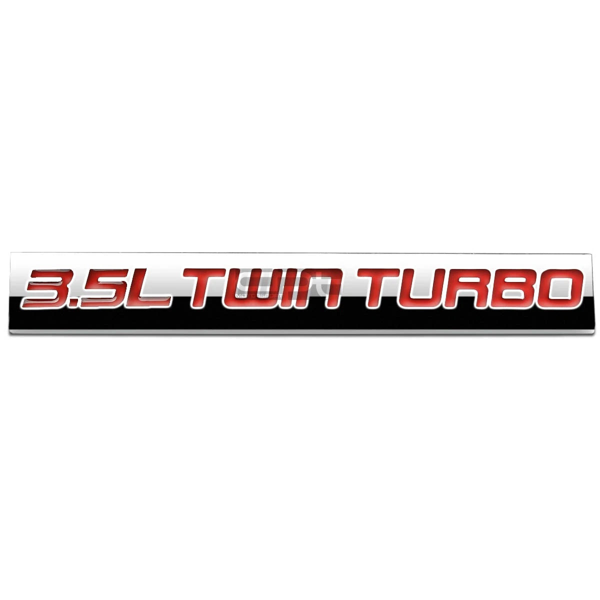 Bumper Sticker Metal Emblem Decal Trim Badge Polish Red 3.5l 3.5 L