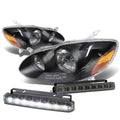 Black Clear Head+amber Corner+smoked Led Fog Light | Built Supply Co