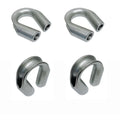 Stainless Steel Wire Rope Tube Thimble Heavy Duty Thimble For 1/2"