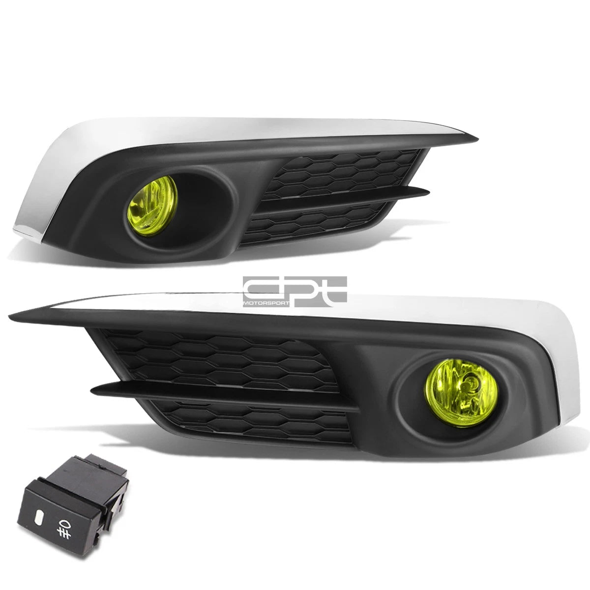 Fit 2016 Honda Civic Fc1 Yellow Lens Oe Driving Pair Fog Light