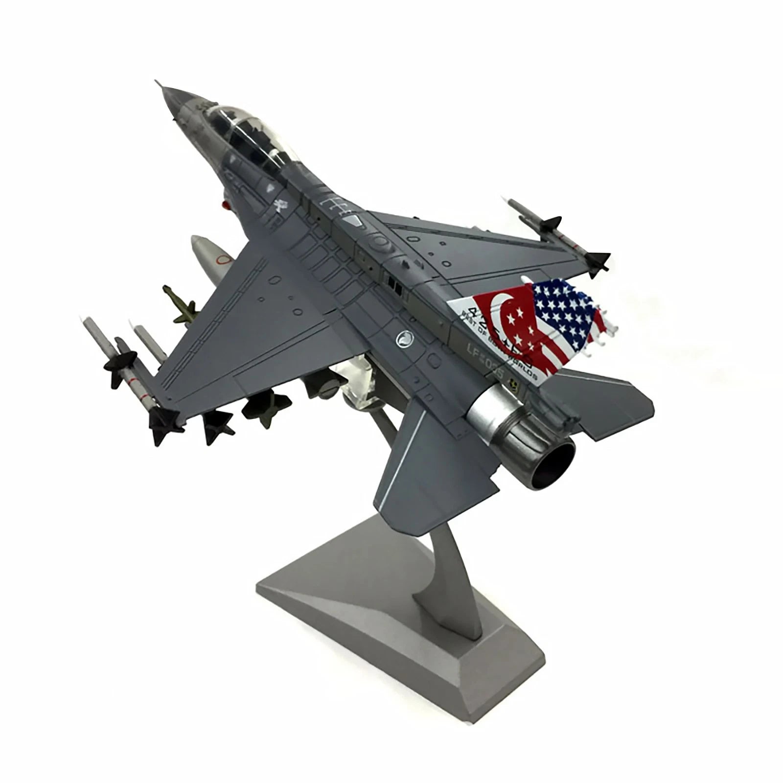 Amer Com 1:72 Air Force F-16d Fighting Falcon D Block-52 Diecast