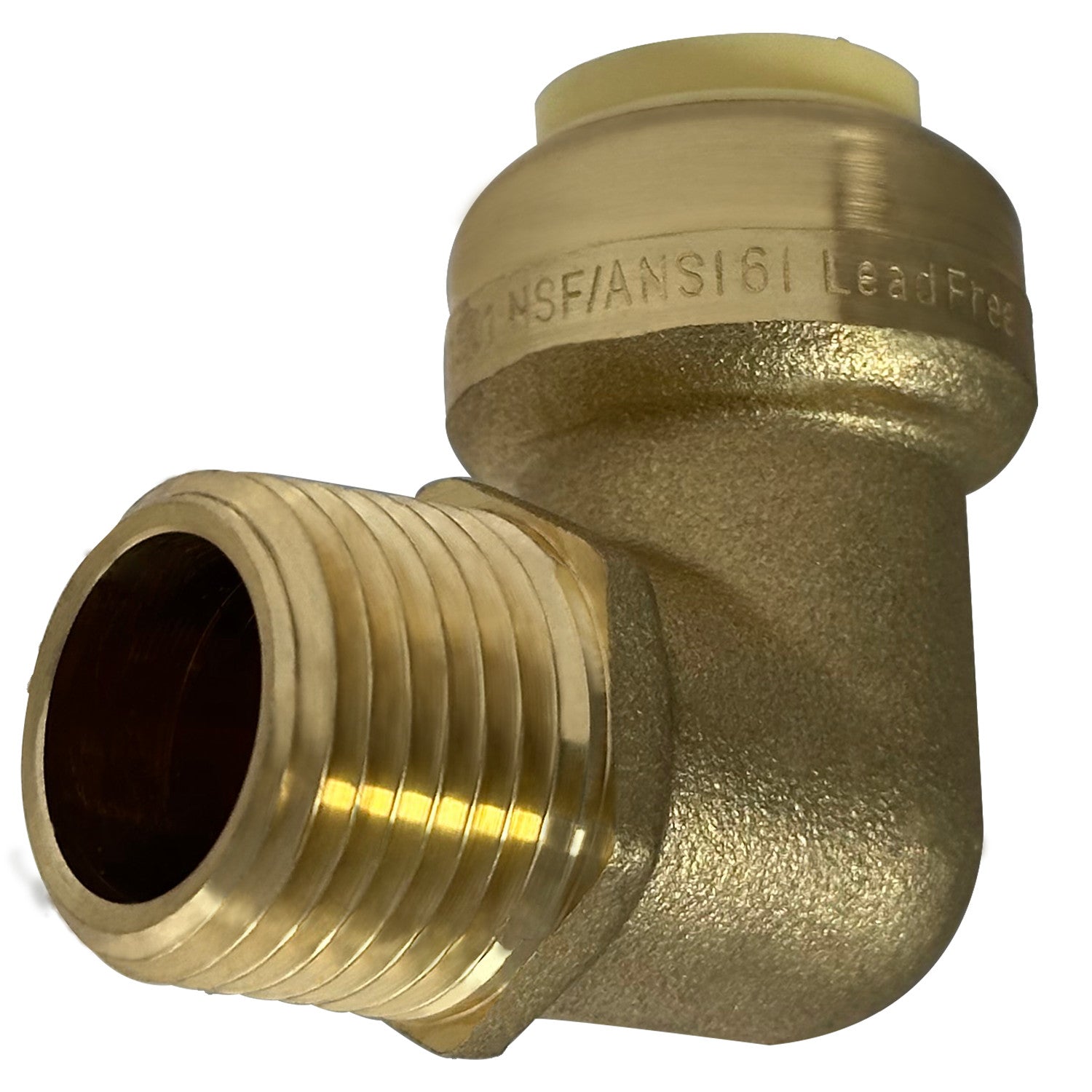 XFITTING 1/2" Push Fit x 1/2" Male NPT Threaded Elbow 1 Pack