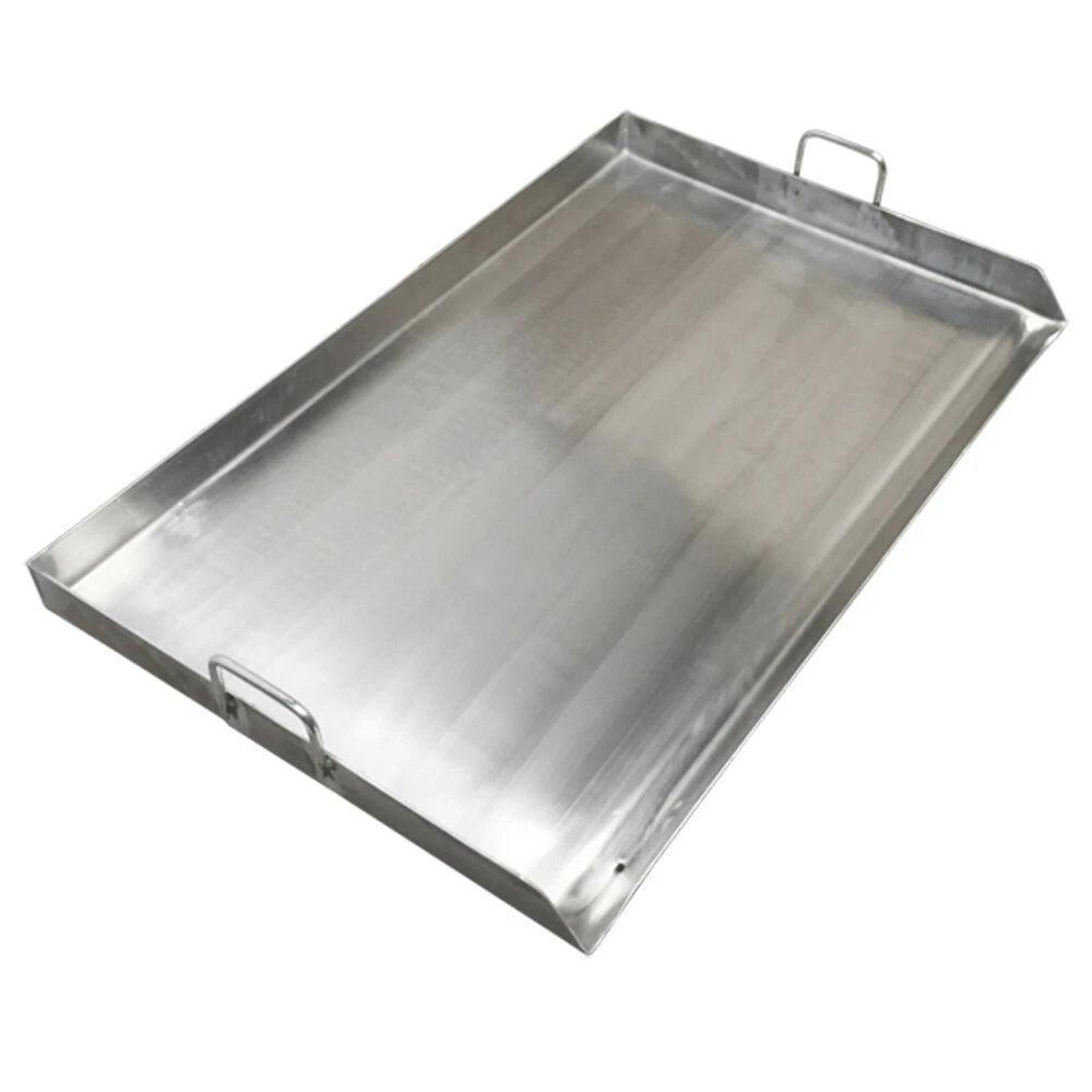 36x20 Hd Stainless Steel Triple Griddle Plancha Flat Top Grill Extra