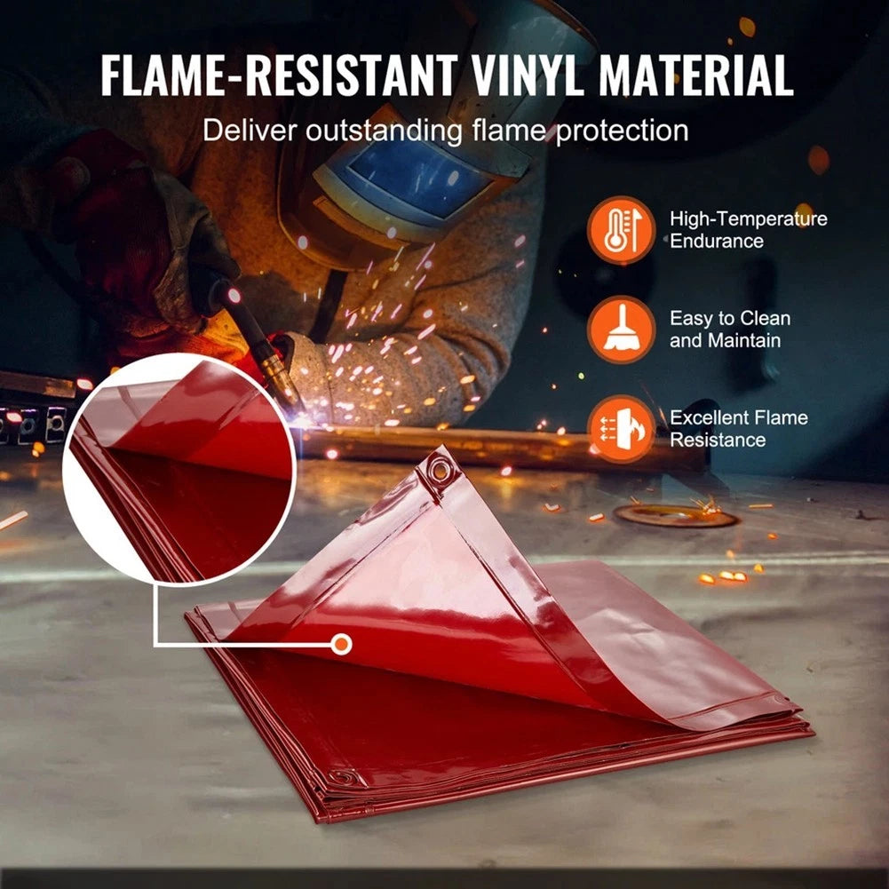 6x6 Vinyl Welding Curtain Screen Flame Resistant | Built Supply Co