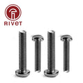 M5 M6 M8 Din Iso 7045 Gb818 316 A4-70 Cross Recessed Pan Head Screws