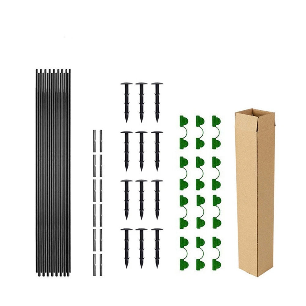 Garden Hoops Kit Anti-rust Coating Fiberglass Construction