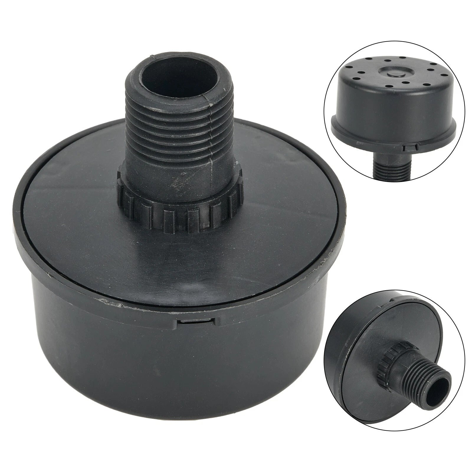 Male Thread Air Compressor Intake Filter Silencer | Built Supply Co