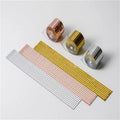 100x4cm Self Adhesive Glass Mosaic Sticker Mini Square Mirror Tiles