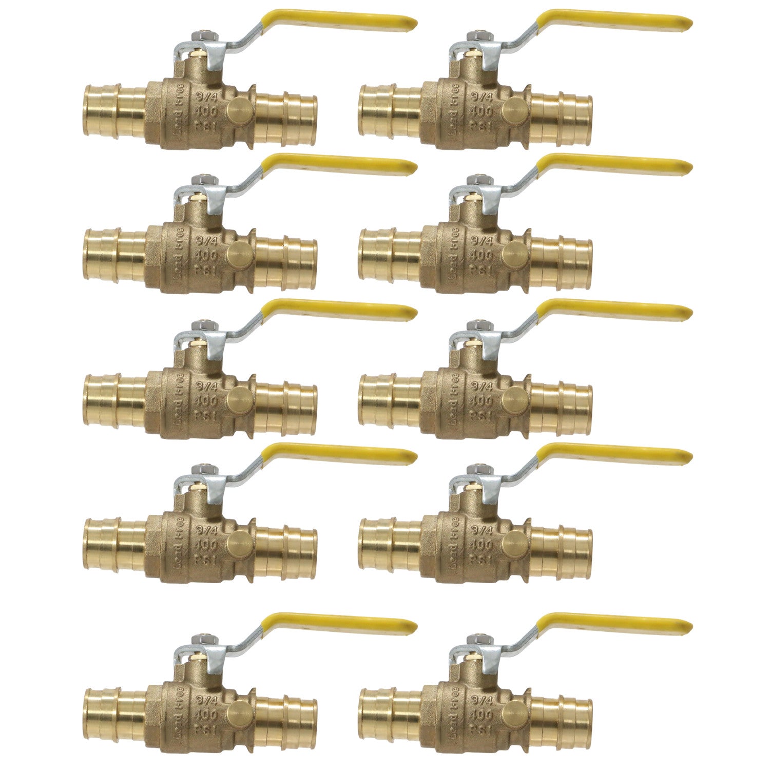 XFITTING 3/4" Pex A Ball Valve 10 Pack