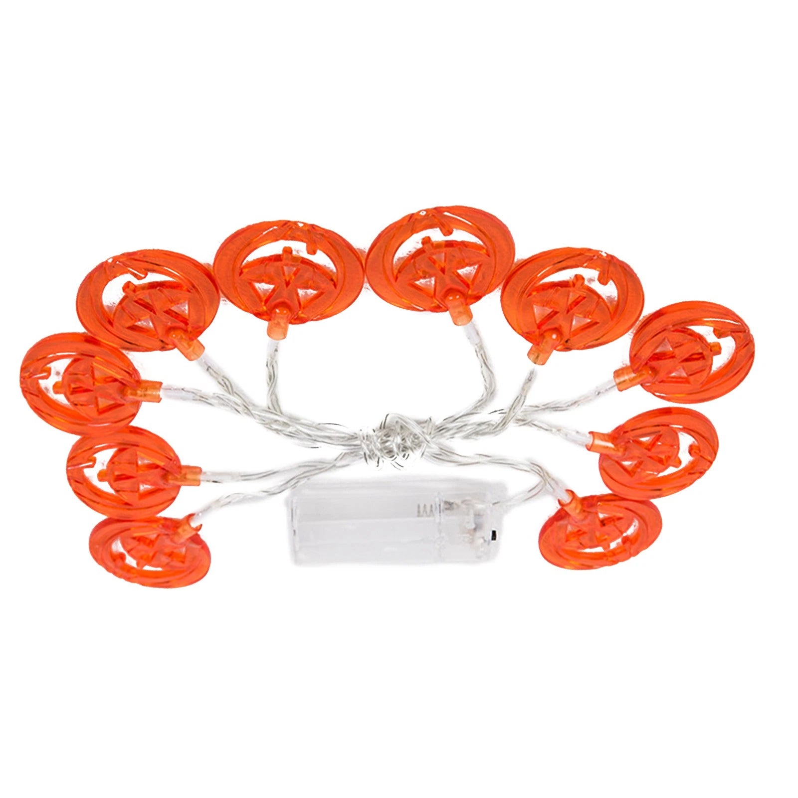 Halloween Pumpkin String Lights 20 Led Pumpkins Light Thanksgiving