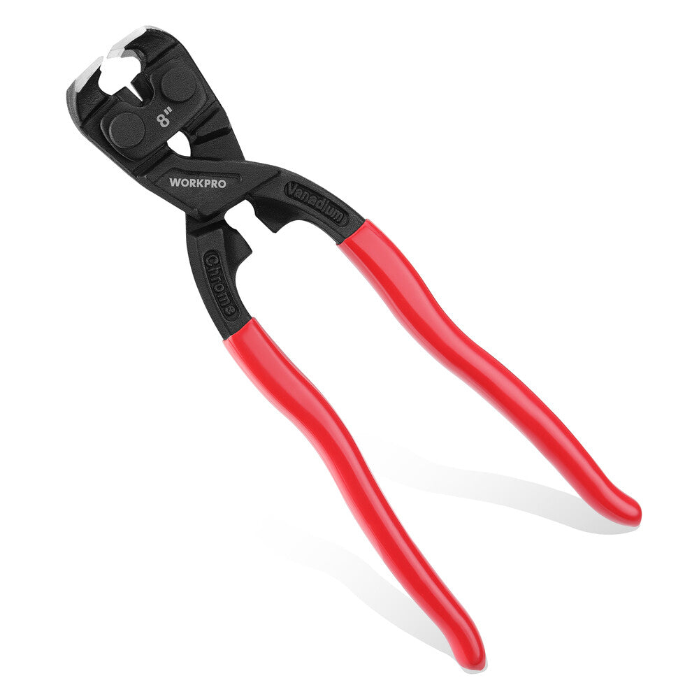 WORKPRO 8 Inch Nail Puller Pliers w/Gripping Jaw High Leverage End