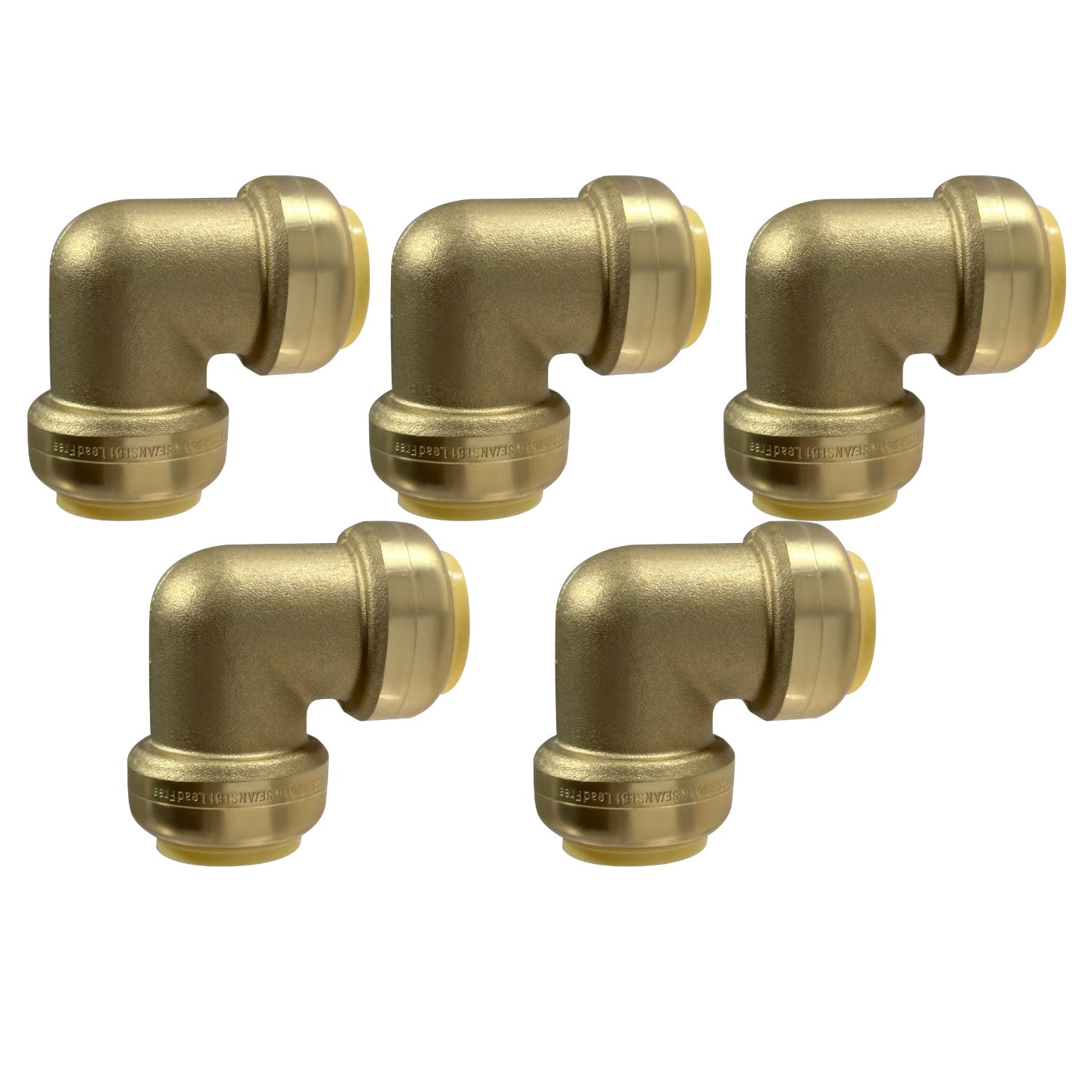 XFITTING 1" Push Fit Elbow Fittings 5 Pack
