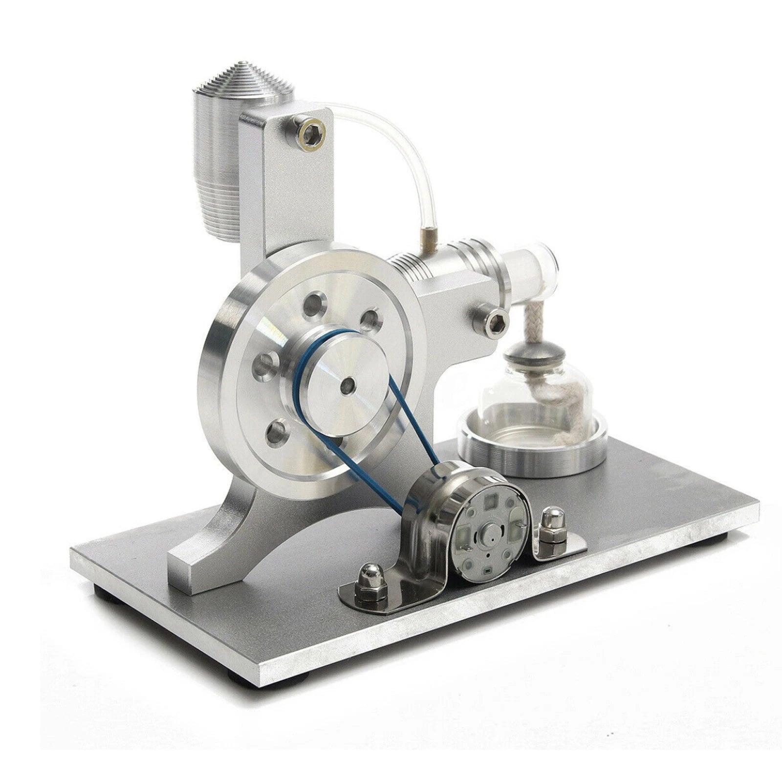 Silver Air Stirling Engine Motor Model Educational | Built Supply Co