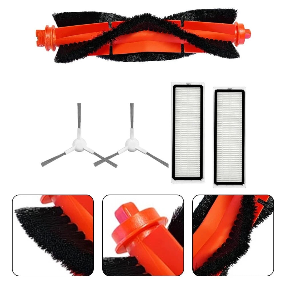 For Xiaomi S40c E101 Robot Vacuum Accessory Kit Main Brush Side