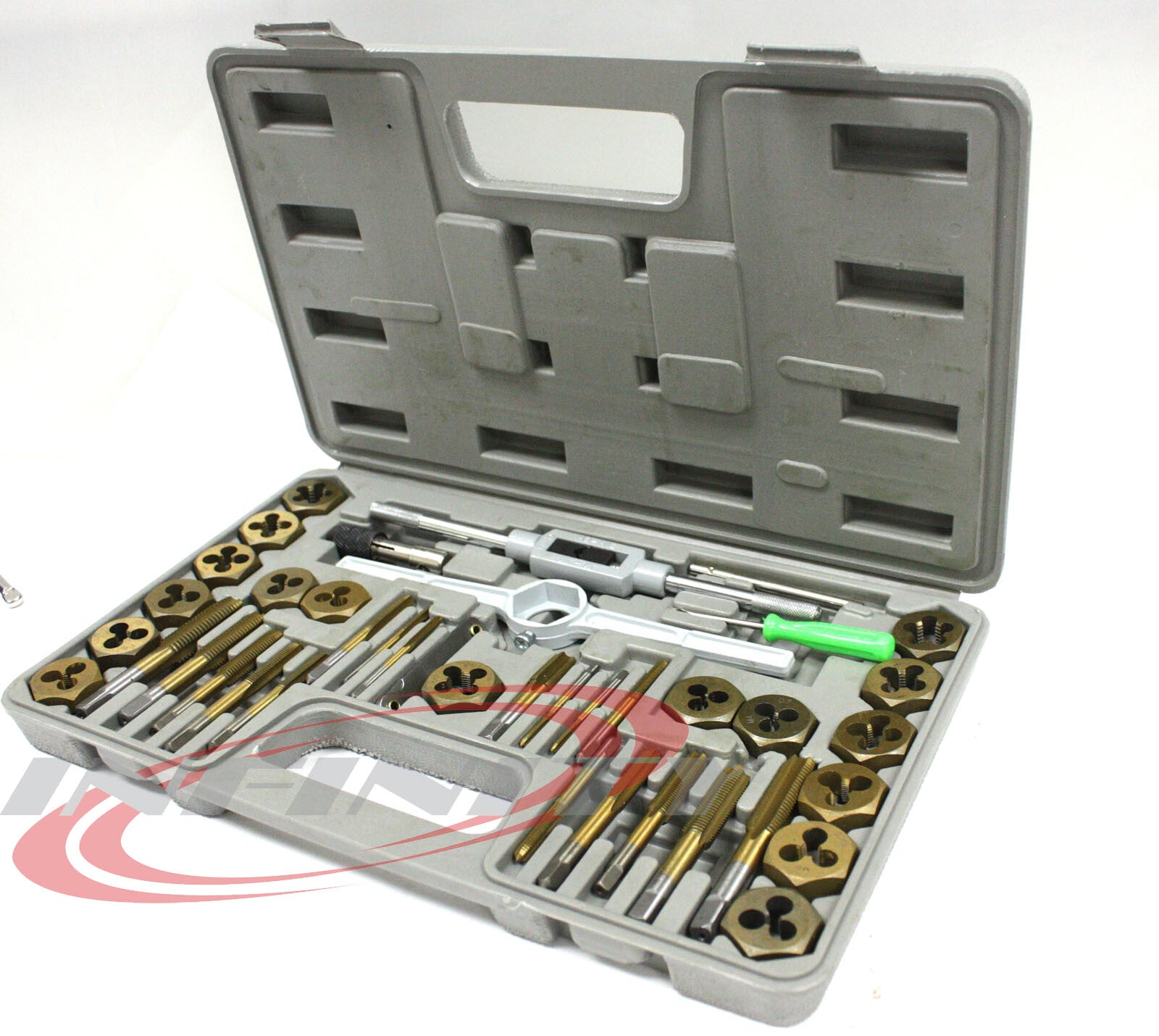 40pc Titanium Coated Metric Tap & Die Set by Unbranded
