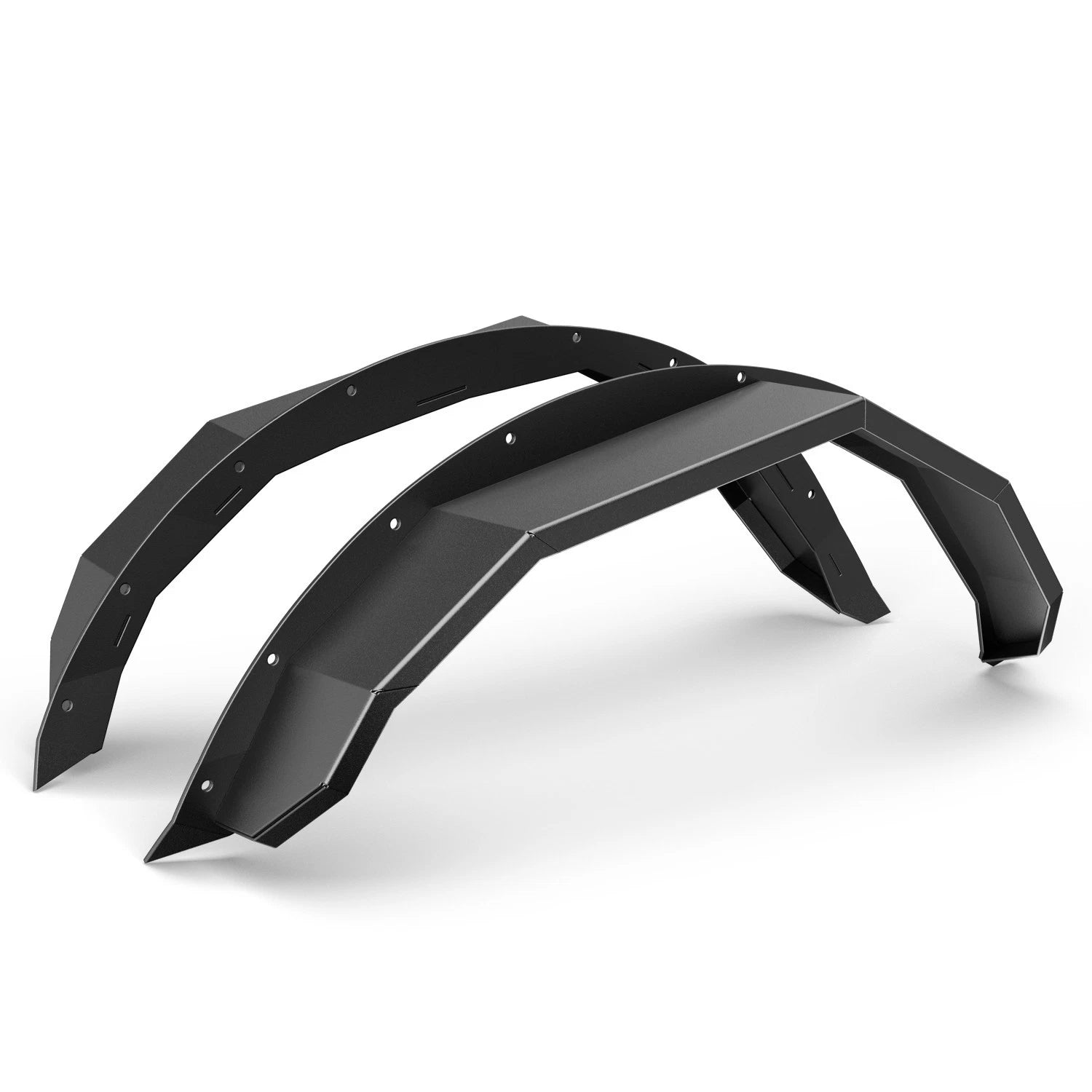 Fit 21-24 Ford Bronco 4dr Powdercoated Black Front | Built Supply Co
