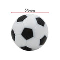 23mm Table Soccer Balls 6 Pack Plastic Black White Foosball