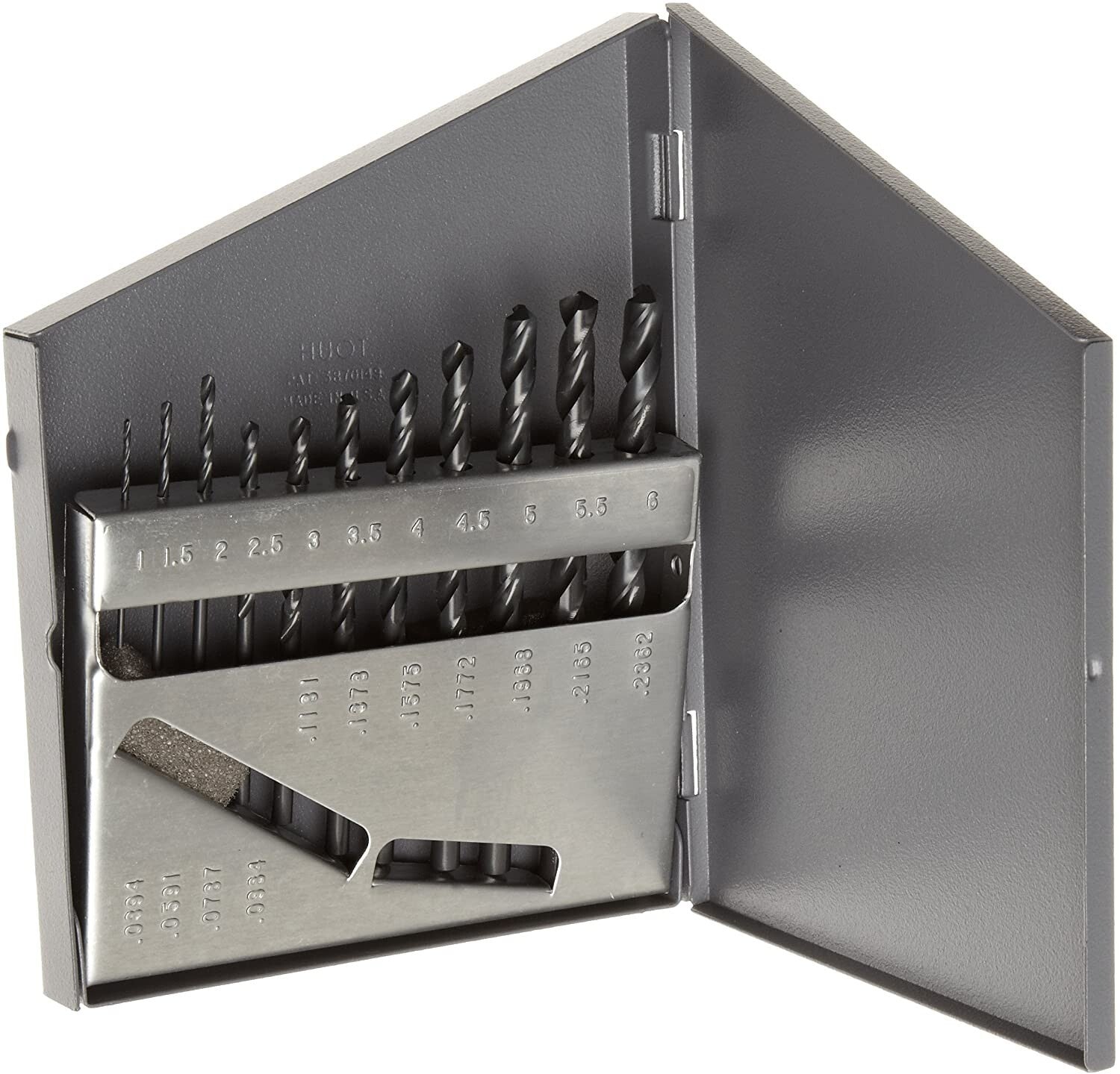 Chicago Latrobe 11pc Metric Drill Bit Set