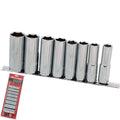 Neilsen Metric Deep Long Reach On Rail Socket Set 1/2" Drive 13mm -