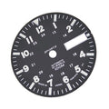 1.11" Black C3 Green Luminous Watch Dial For Nh36a Automatic
