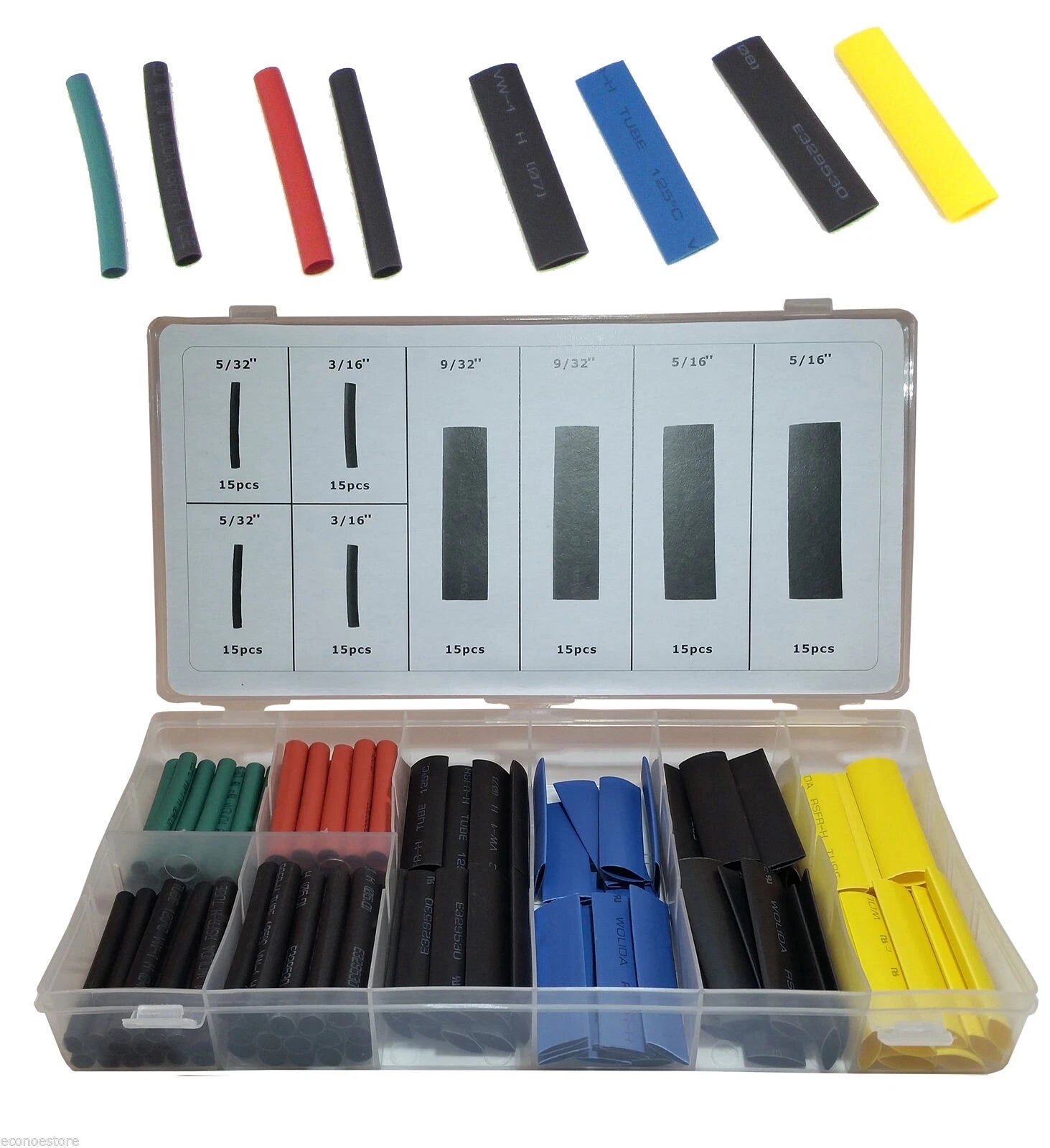 Heat Shrink Wire Wrap Assortment Electrical Connection Cable Set